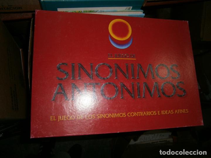 Juegos de mesa: ANTIGUO JUEGO - SINONIMOS Y ANTONIMOS - Foto 1