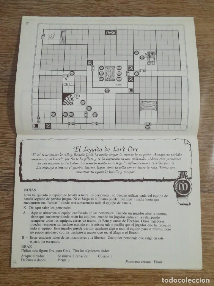 Juegos de mesa: Libro de Retos Heroquest - MB - Espa&ntilde;ol - Foto 8