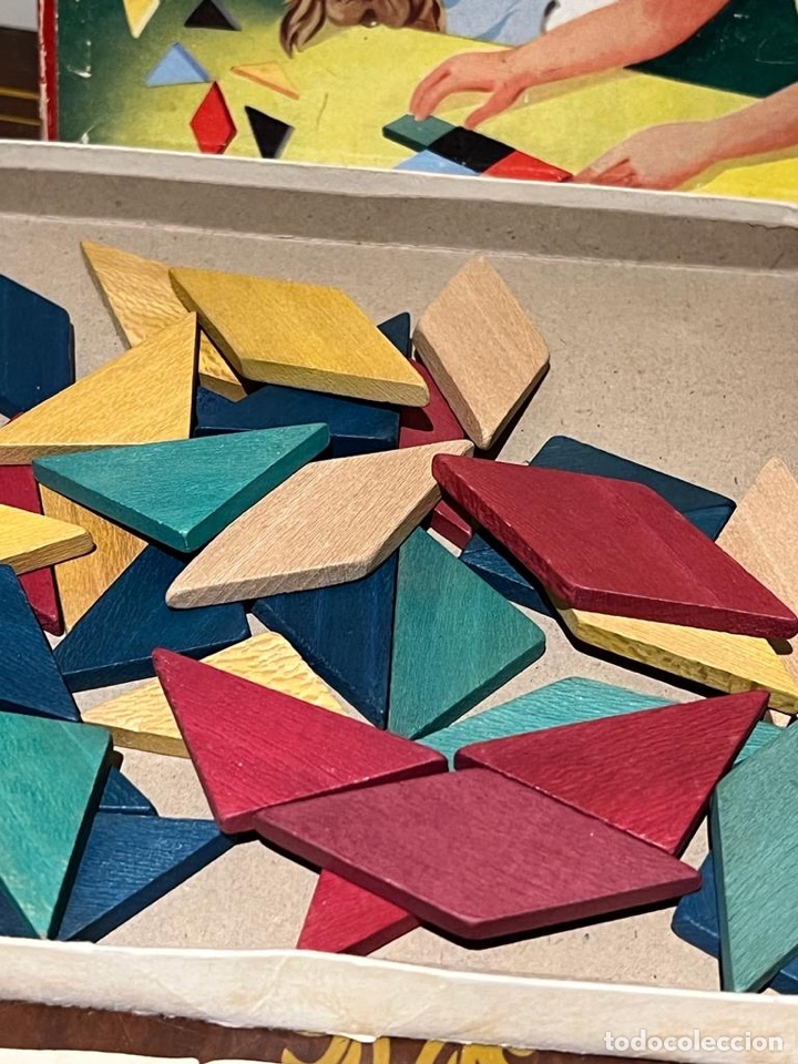 Juegos de mesa: Antiguo juego infantil rombo - Foto 6