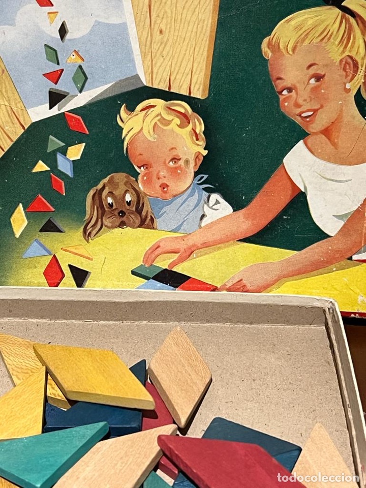 Juegos de mesa: Antiguo juego infantil rombo - Foto 7