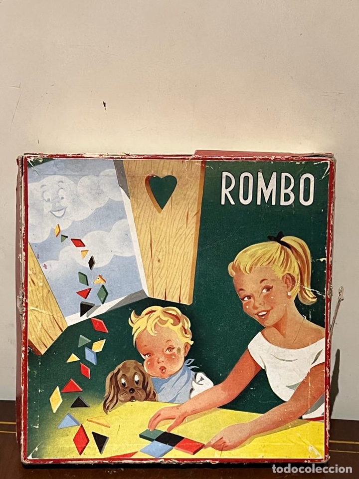 Juegos de mesa: Antiguo juego infantil rombo - Foto 1