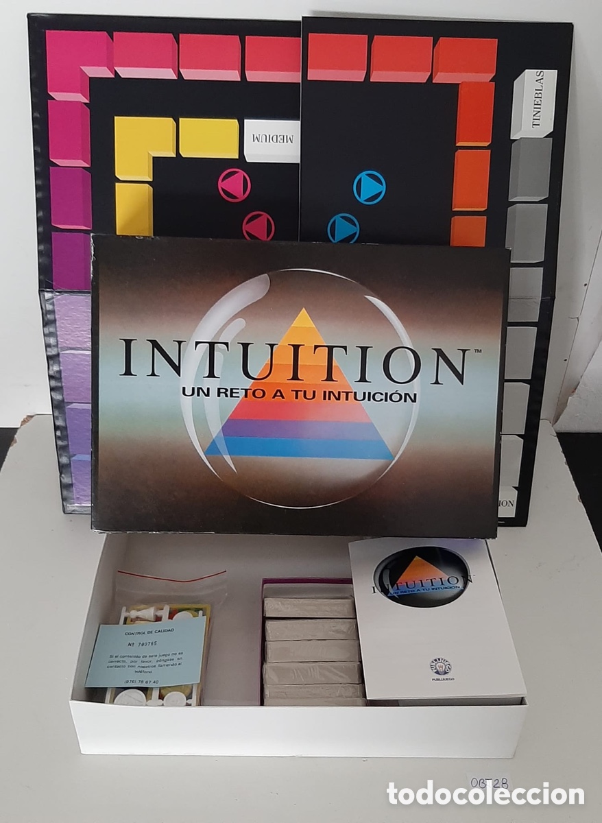 Juegos de mesa: Juego de mesa Intuition. , a&ntilde;o 91 - Foto 2