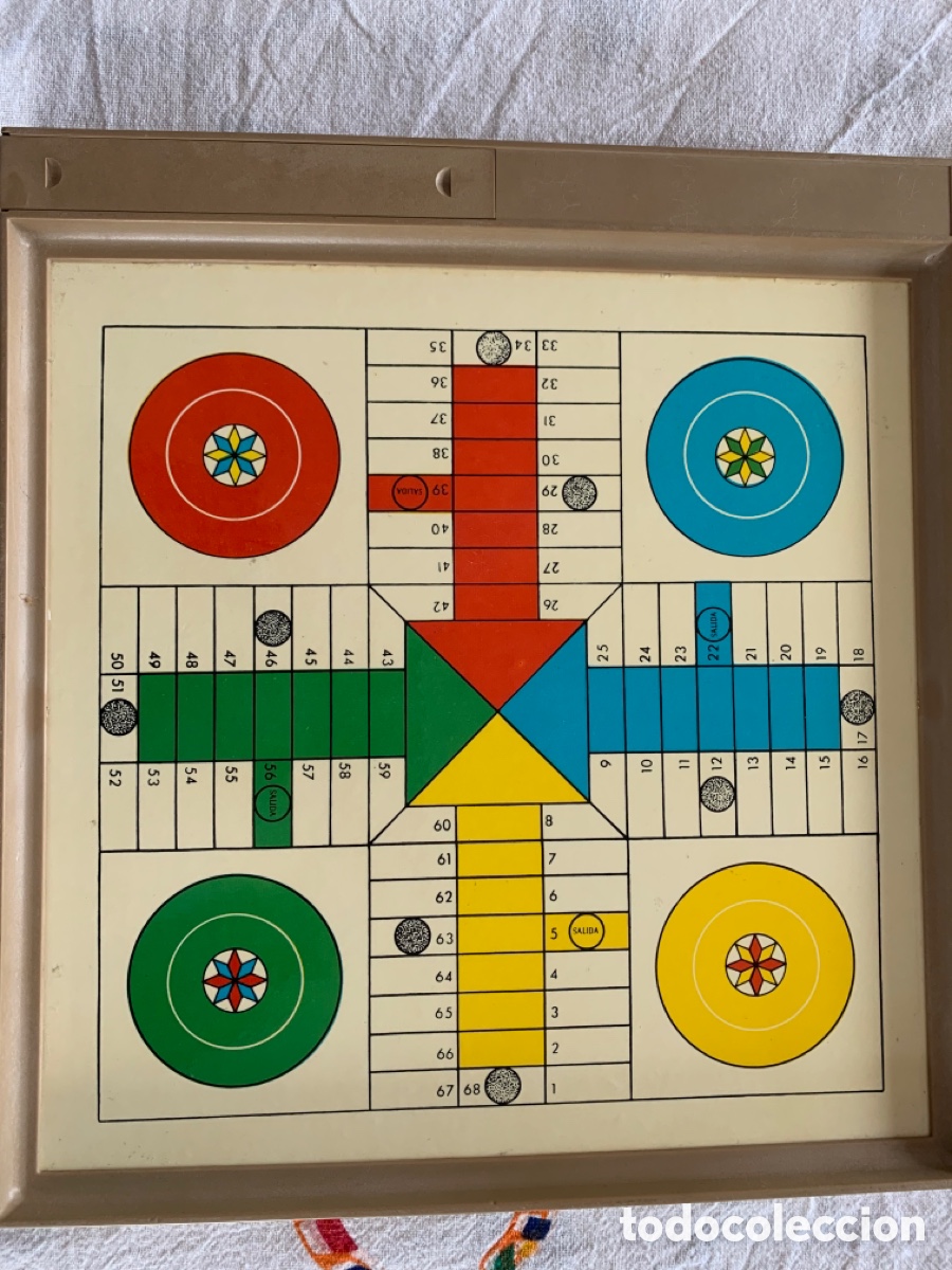 Juegos de mesa: Antiguo juego de parch&iacute;s y la oca - Foto 3