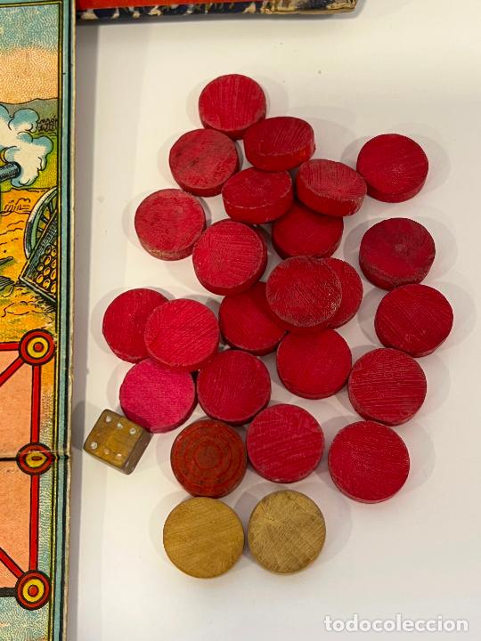 Juegos de mesa: ANTIGUO JUEGO DEL ASALTO DE BORRAS - Foto 3