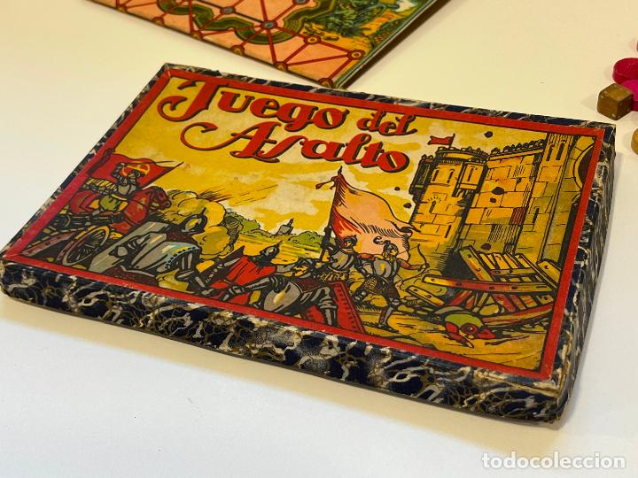 Juegos de mesa: ANTIGUO JUEGO DEL ASALTO DE BORRAS - Foto 5