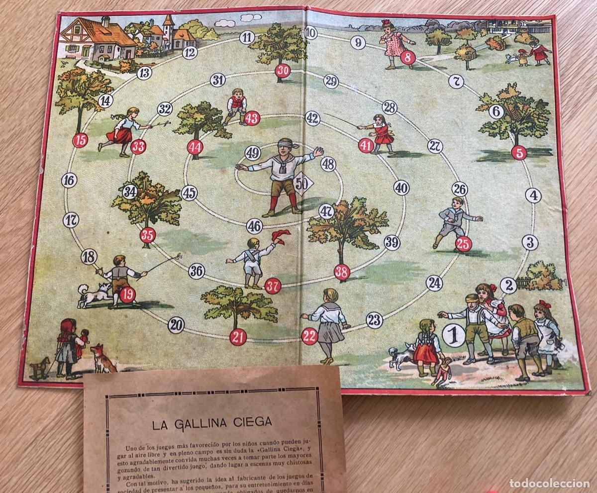 Juegos de mesa: LA GALLINA CIEGA, circa 1920. - Foto 3