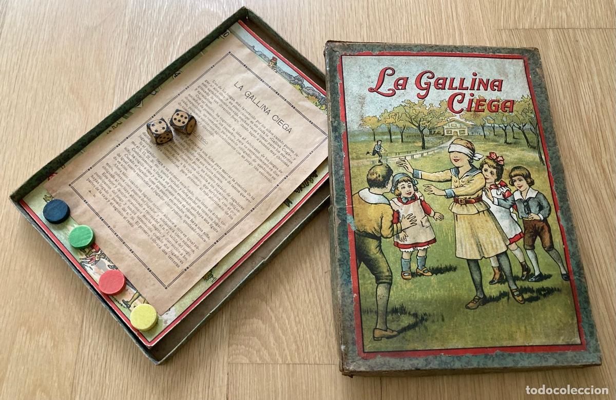 Juegos de mesa: LA GALLINA CIEGA, circa 1920. - Foto 4
