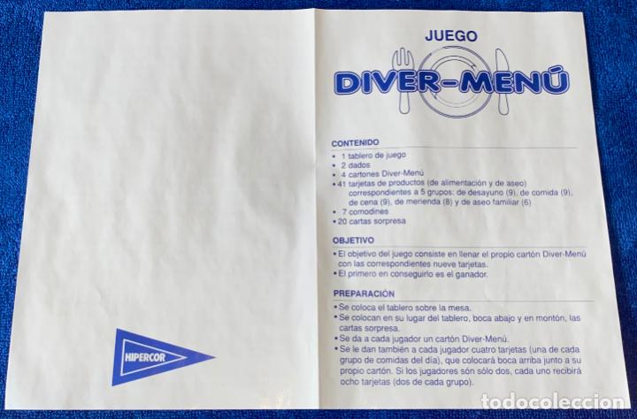 Juegos de mesa: Diver-Menu - Hipercor &iexcl;Completo! - Foto 4