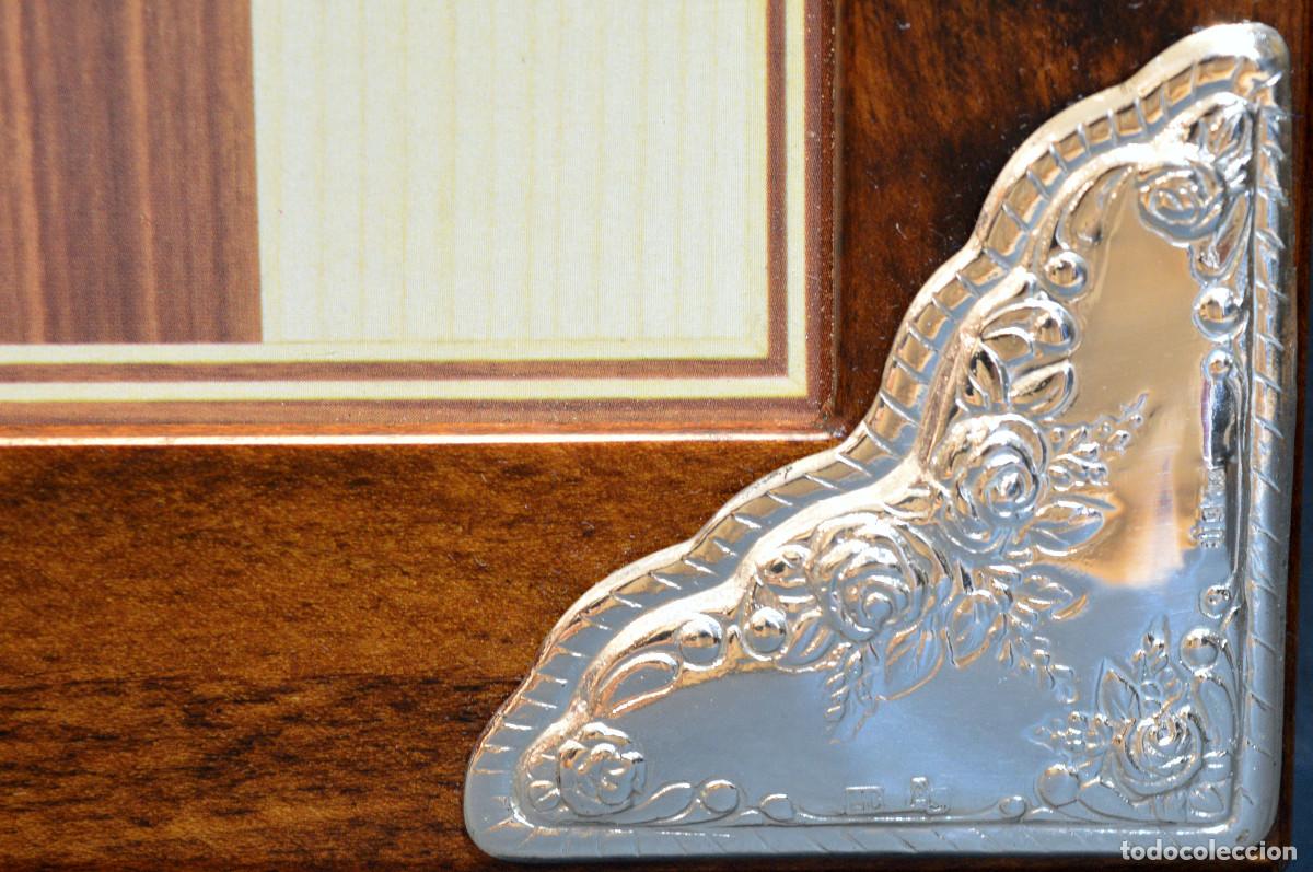 Juegos de mesa: TABLERO DE AJEDREZ EN PLATA DE LEY REPUJADA - Foto 8