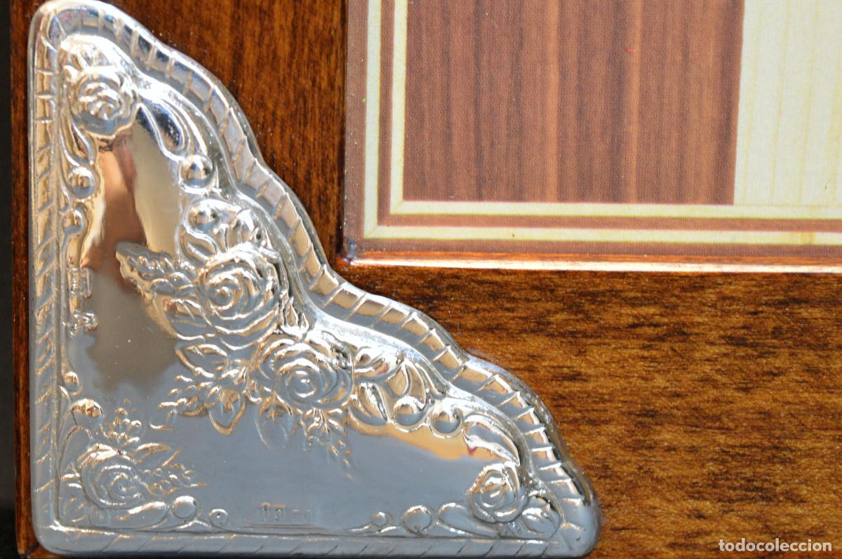 Juegos de mesa: TABLERO DE AJEDREZ EN PLATA DE LEY REPUJADA - Foto 9