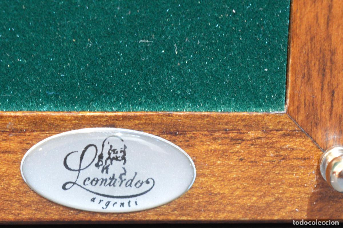 Juegos de mesa: TABLERO DE AJEDREZ EN PLATA DE LEY REPUJADA - Foto 11