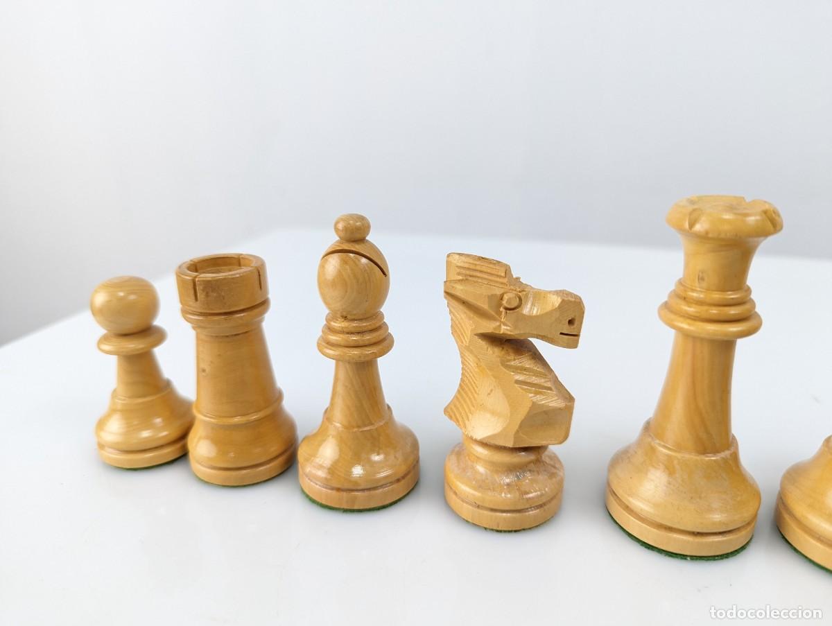 Juegos de mesa: Ajedrez premium de madera Rey 10 cm - Foto 5