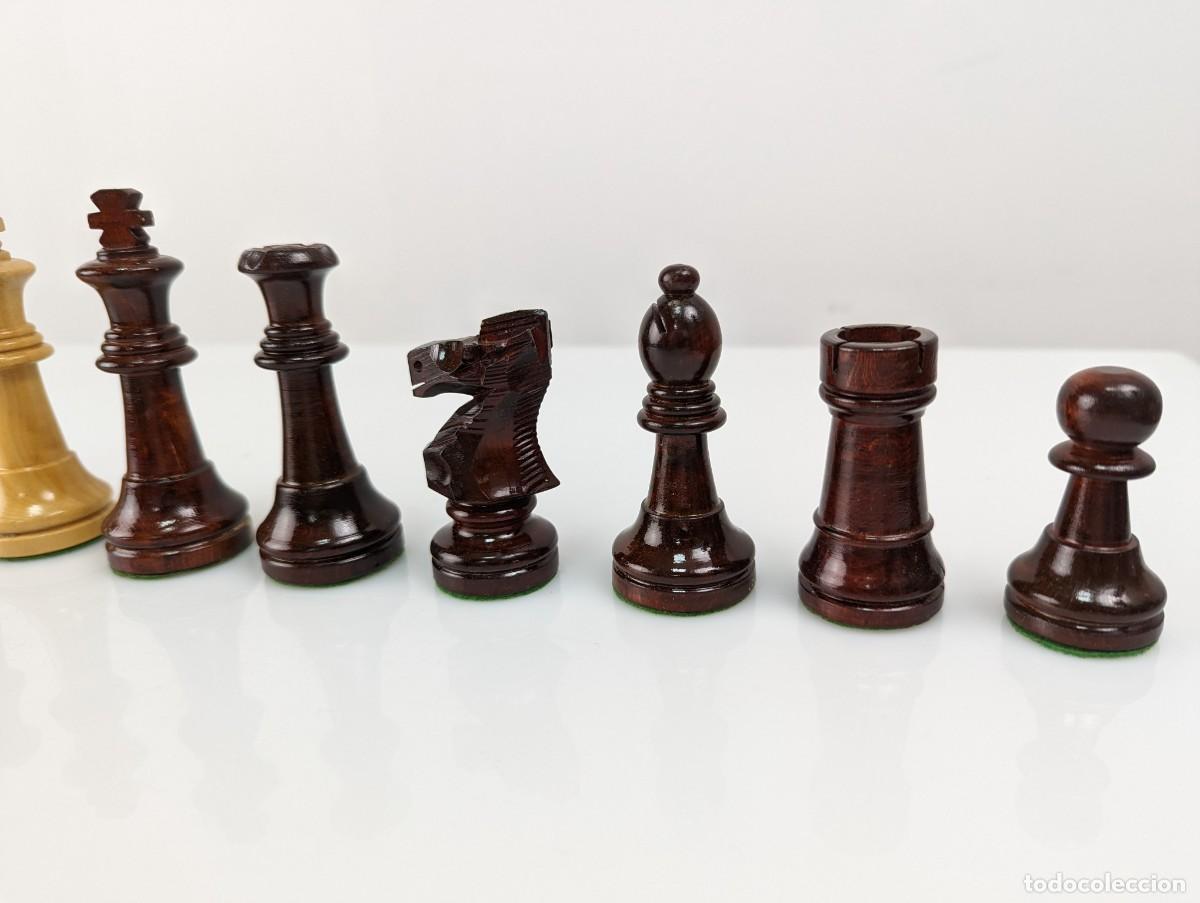 Juegos de mesa: Ajedrez premium de madera Rey 10 cm - Foto 6