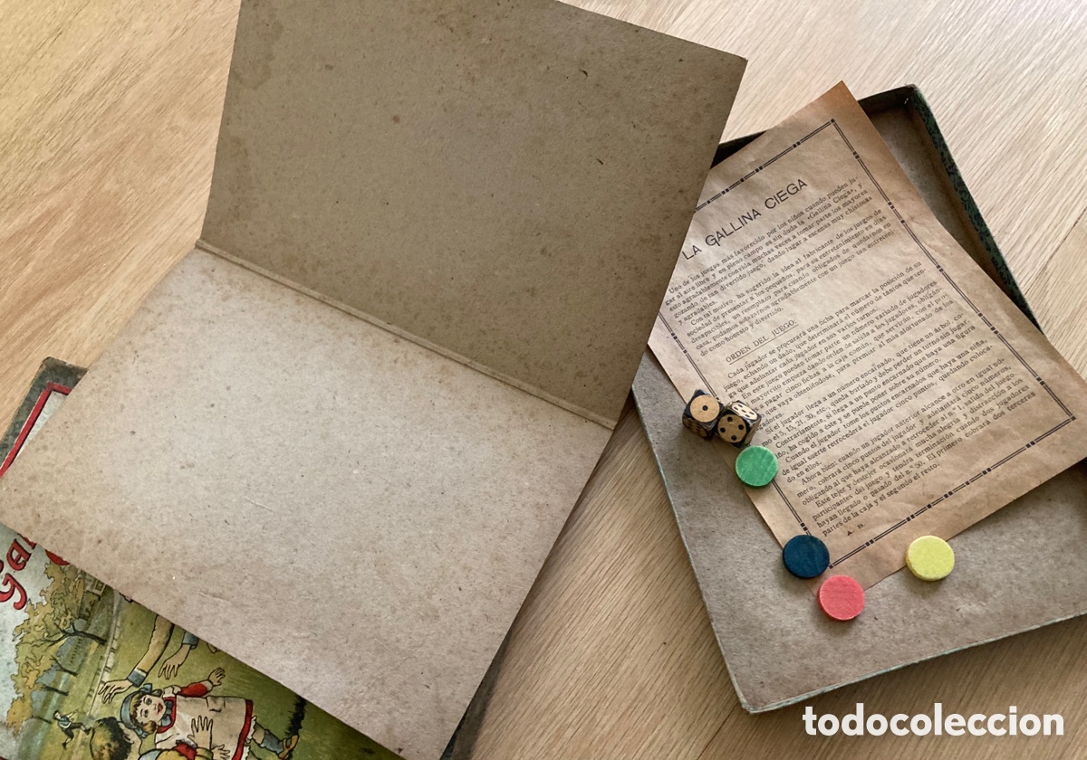 Juegos de mesa: LA GALLINA CIEGA, circa 1920. - Foto 9