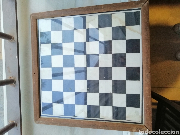 Juegos de mesa: Tablero de parch&iacute;s y ajedrez. A&ntilde;os 60 - Foto 2