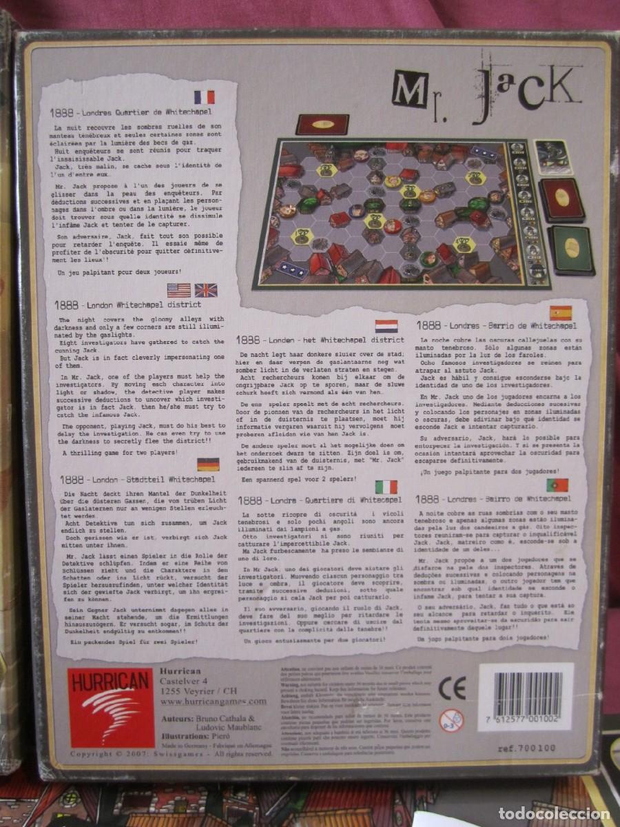 Juegos de mesa: Mr Jack (Hurrican Games 2007) - Foto 3