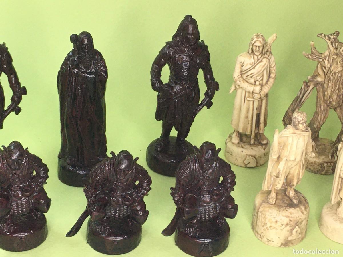 Juegos de mesa: LOTE DE FIGURAS DE AJEDREZ EL SE&Ntilde;OR DE LOS ANILLOS - Foto 3