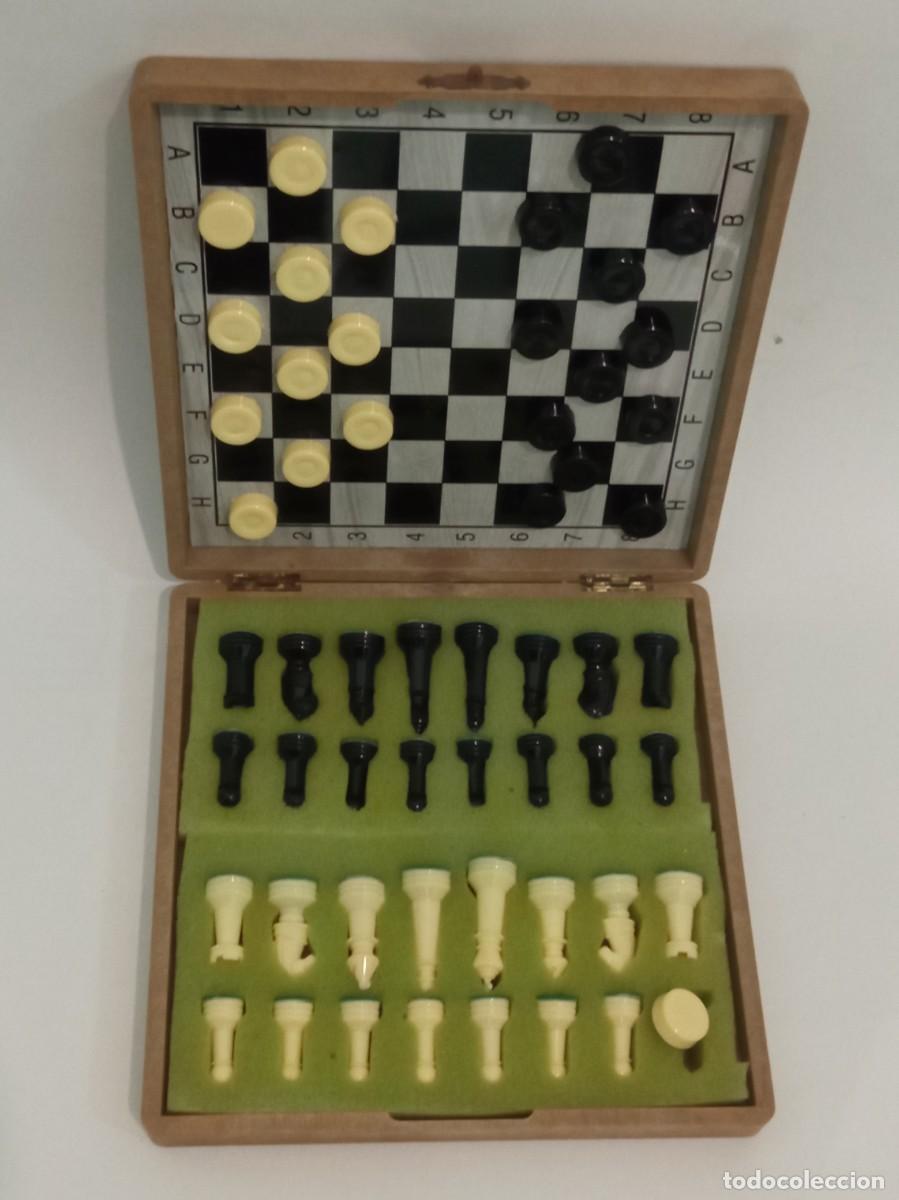 Juegos de mesa: AJEDREZ Y DAMAS MAGNETICO - Foto 4