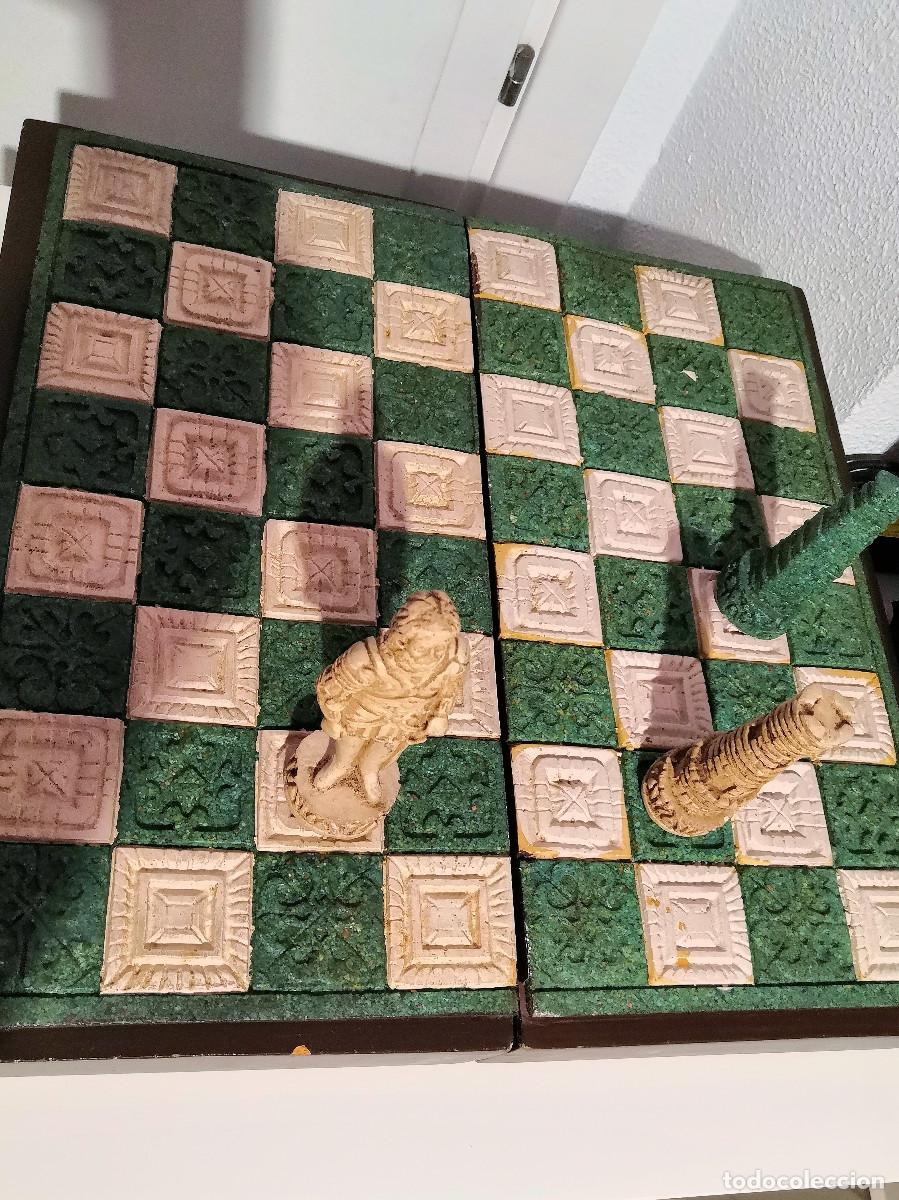 Juegos de mesa: Ajedrez mexico Azteca-Conquistadores - Foto 5
