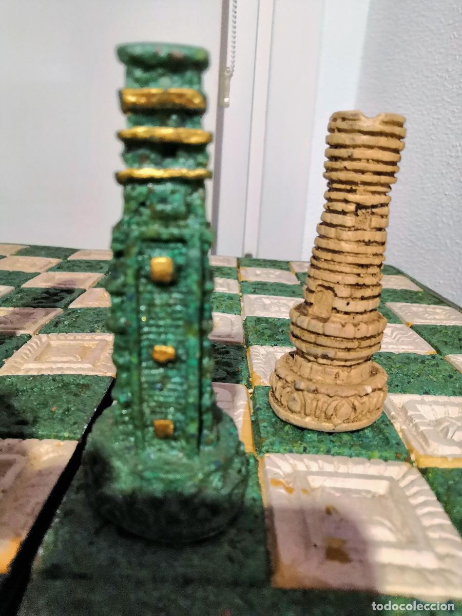 Juegos de mesa: Ajedrez mexico Azteca-Conquistadores - Foto 6