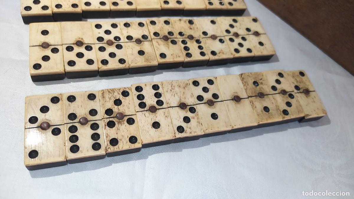 antiguo juego de dominó, de hueso - Compra venta en todocoleccion