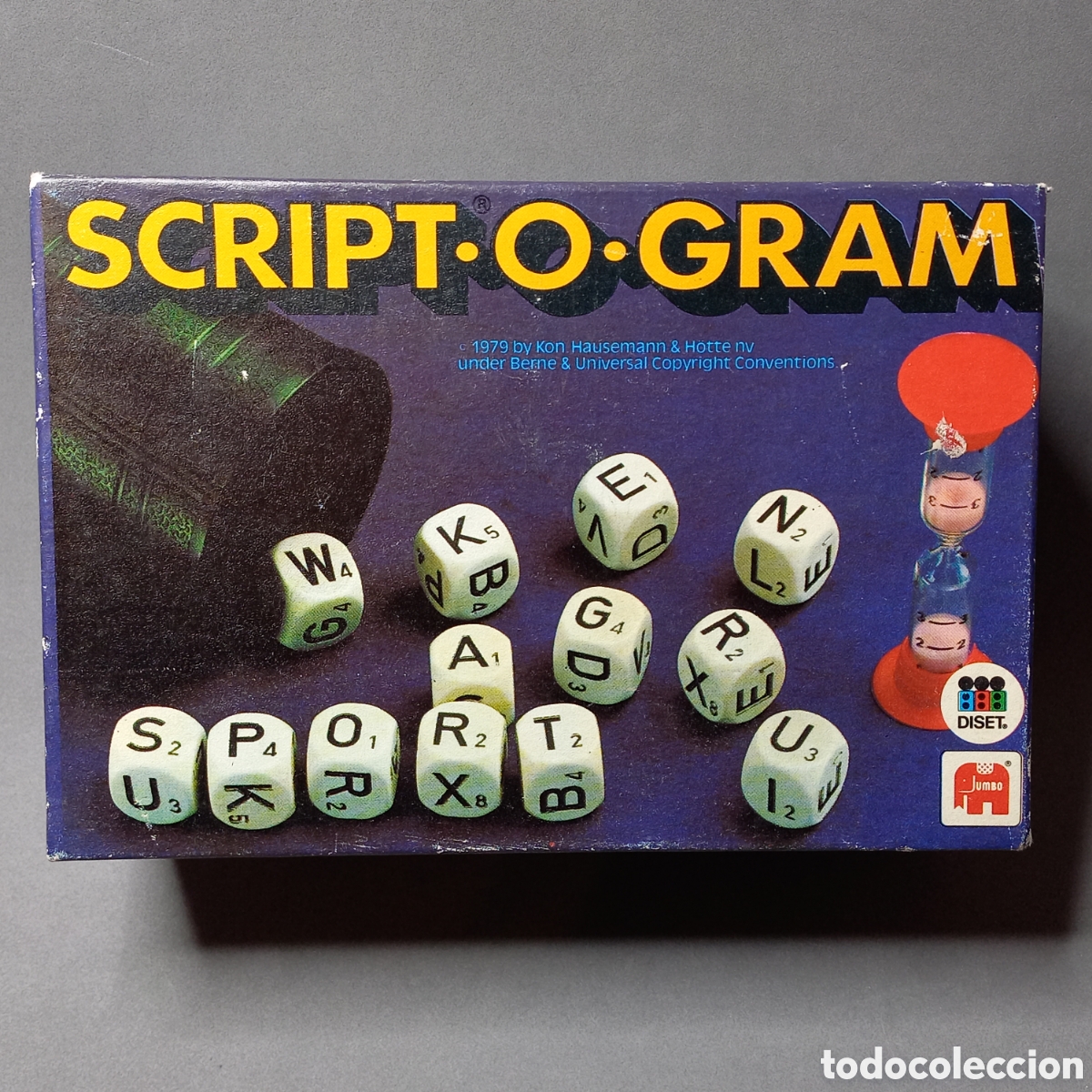 Juegos de mesa: Scriptogram Script-o-gram de Jumbo Disset a&ntilde;os 70 NUEVO A ESTRENAR, PRECINTADO - Foto 3