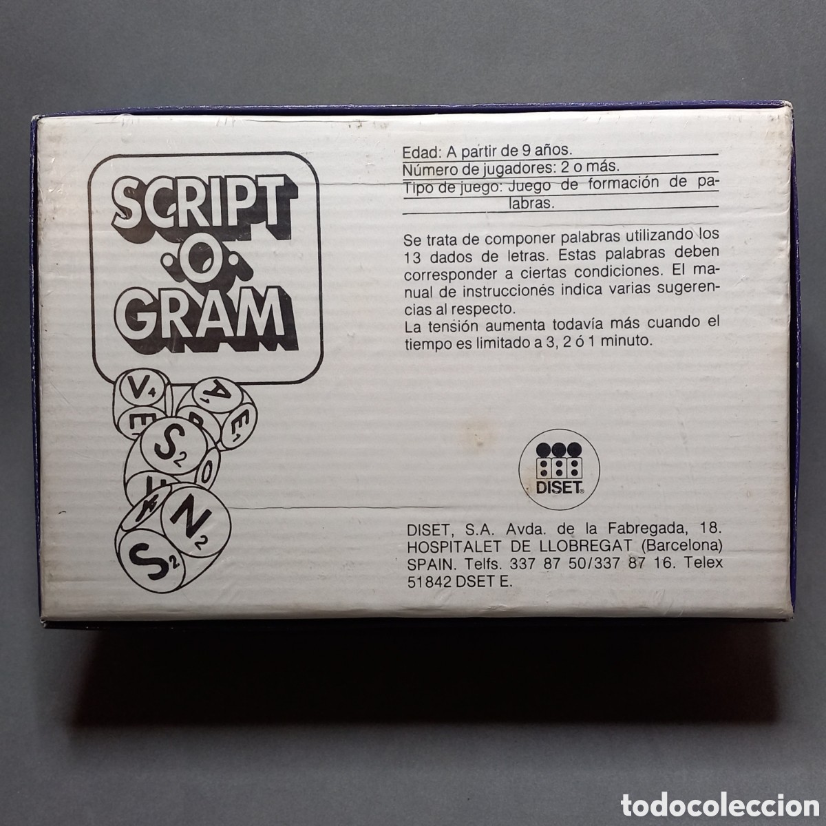 Juegos de mesa: Scriptogram Script-o-gram de Jumbo Disset a&ntilde;os 70 NUEVO A ESTRENAR, PRECINTADO - Foto 4