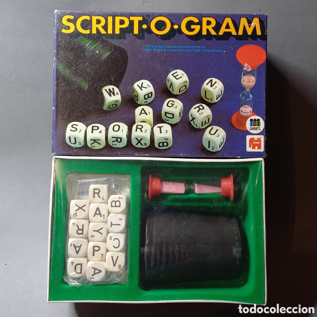 Juegos de mesa: Scriptogram Script-o-gram de Jumbo Disset a&ntilde;os 70 NUEVO A ESTRENAR, PRECINTADO - Foto 1