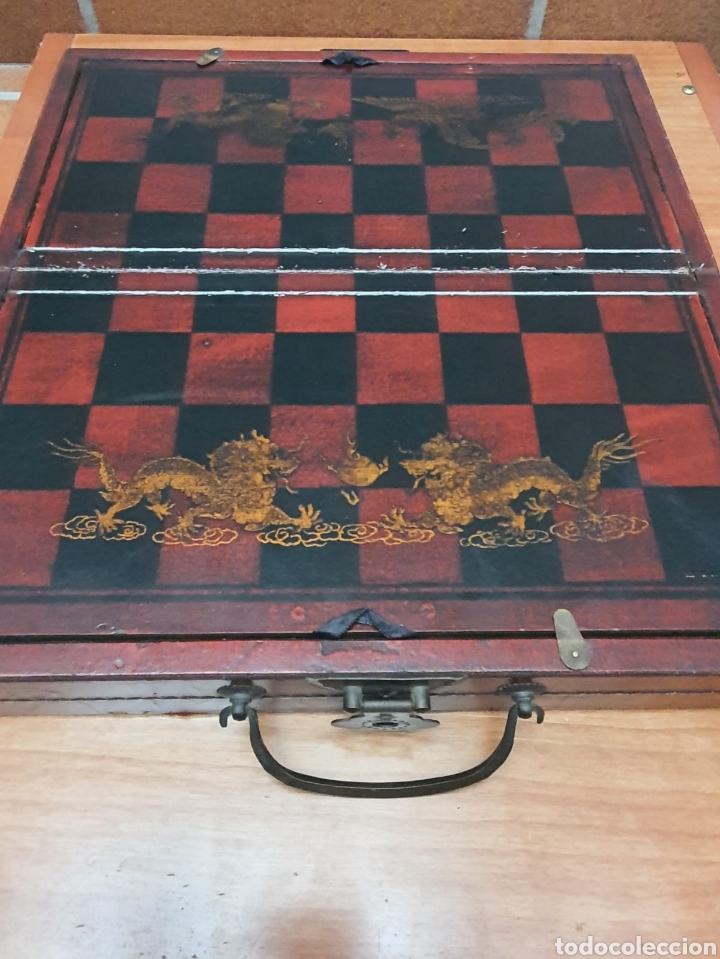 Juegos de mesa: Ajedrez Chino Antiguo en madera - Foto 3