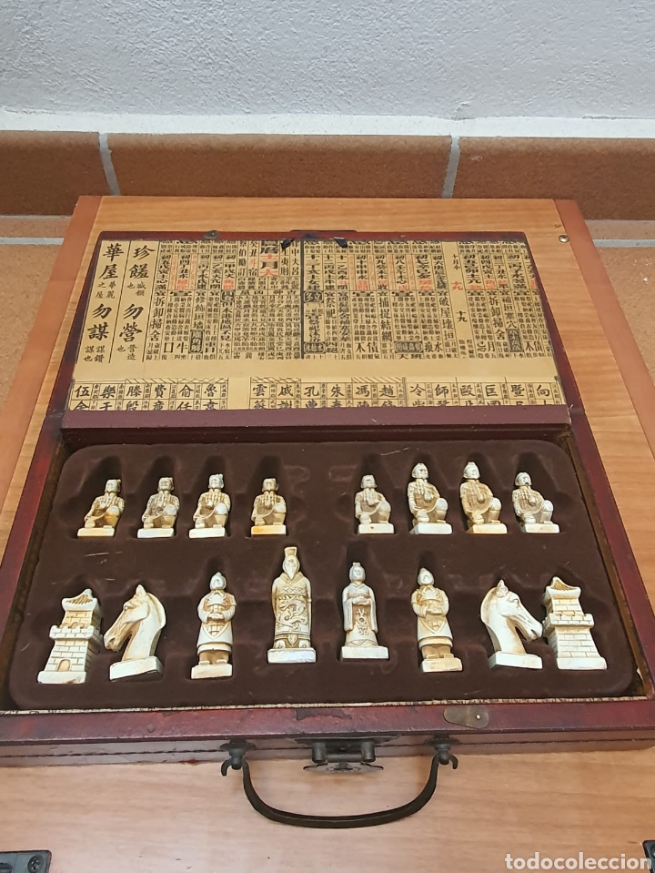 Juegos de mesa: Ajedrez Chino Antiguo en madera - Foto 4