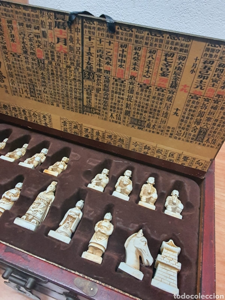 Juegos de mesa: Ajedrez Chino Antiguo en madera - Foto 5