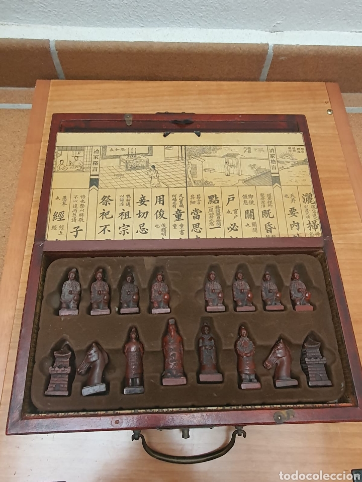Juegos de mesa: Ajedrez Chino Antiguo en madera - Foto 6