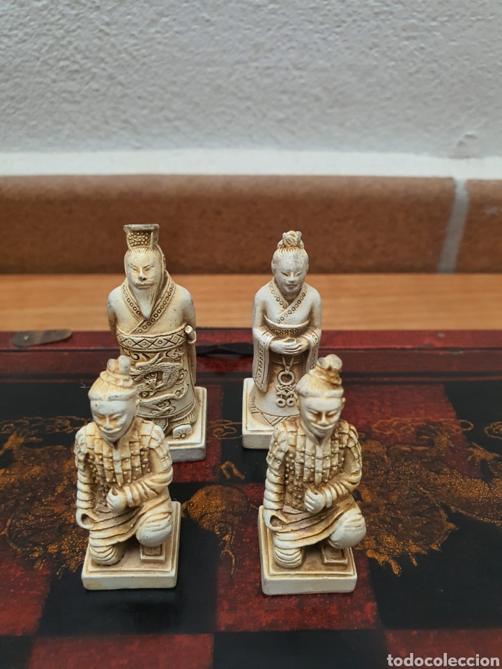 Juegos de mesa: Ajedrez Chino Antiguo en madera - Foto 7