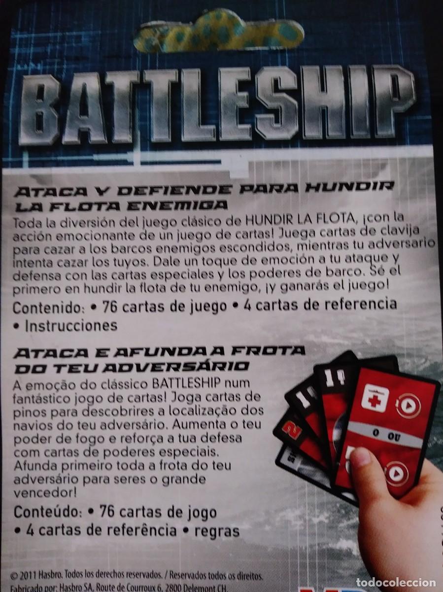 Juegos de mesa: Juego de cartas &rdquo;BATTLESHIP&rdquo; - A ESTRENAR - Foto 3
