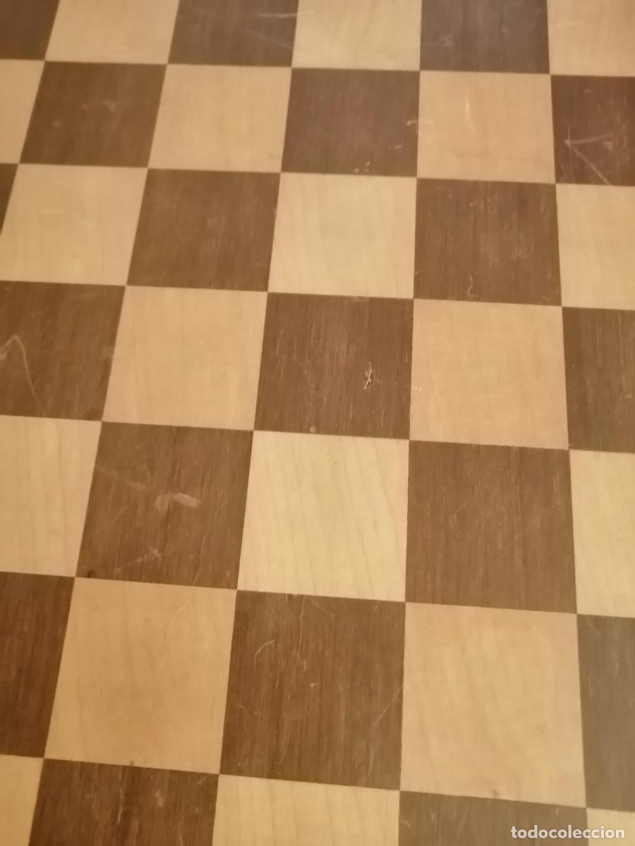 Juegos de mesa: TABLERO DE AJEDREZ CON PIEZAS DE AJEDREZ DE MADERA - Foto 8