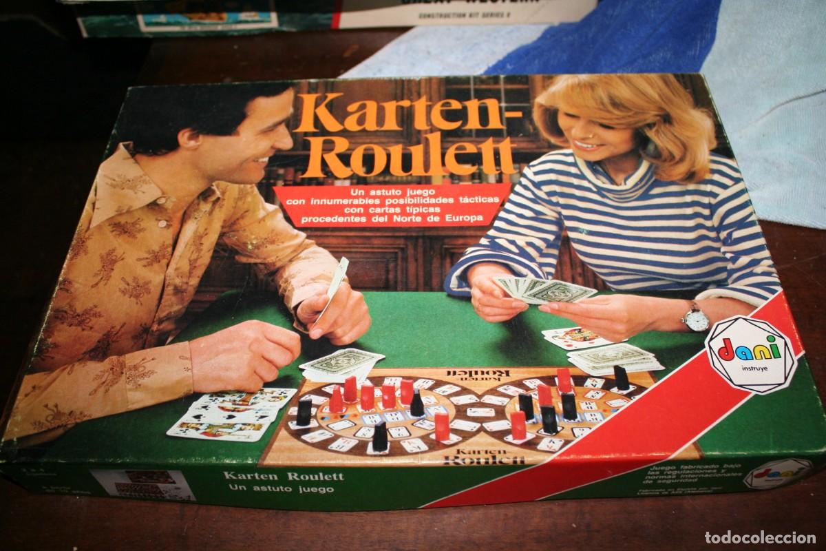 Juegos de mesa: juego de mesa karten roulett sin uso - Foto 1