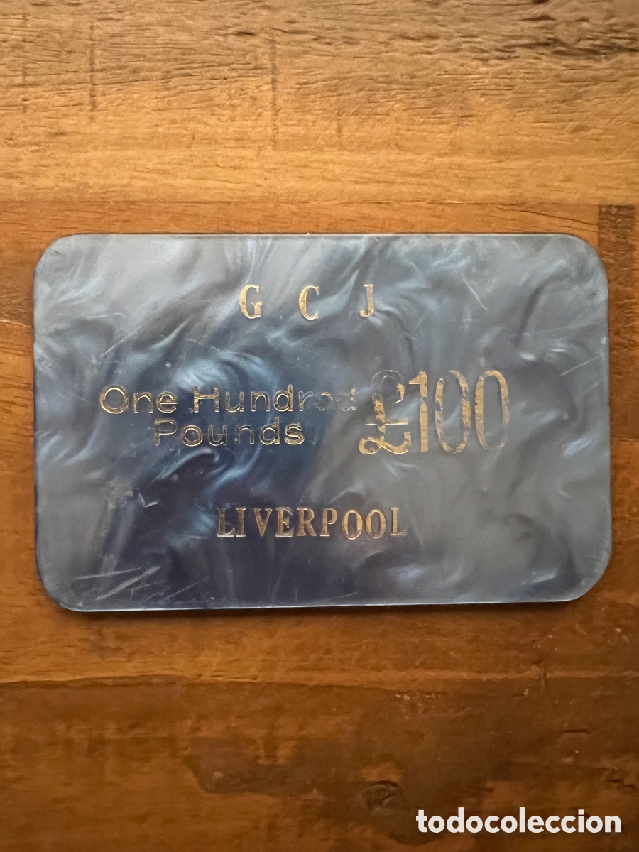 Juegos de mesa: Ficha casino Liverpool - Foto 1