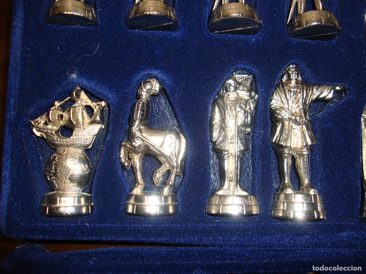 Juegos de mesa: AJEDREZ DEL V CENTENARIO DE ISABEL LA CATOLICA Y COLON - Foto 2