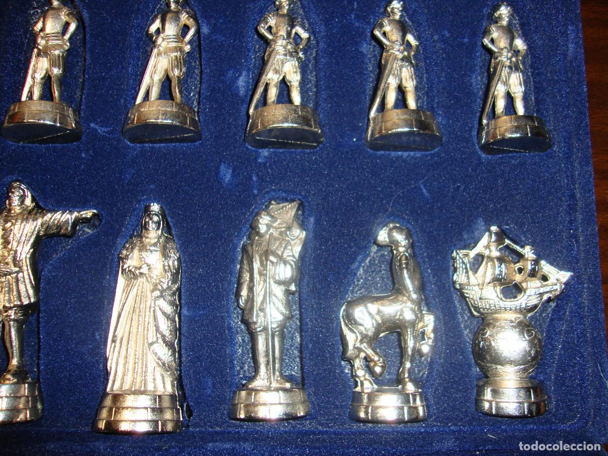 Juegos de mesa: AJEDREZ DEL V CENTENARIO DE ISABEL LA CATOLICA Y COLON - Foto 4