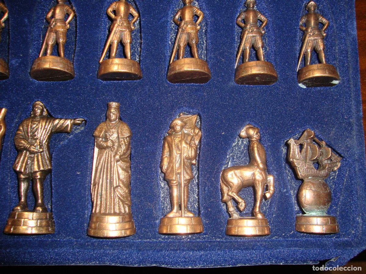 Juegos de mesa: AJEDREZ DEL V CENTENARIO DE ISABEL LA CATOLICA Y COLON - Foto 6
