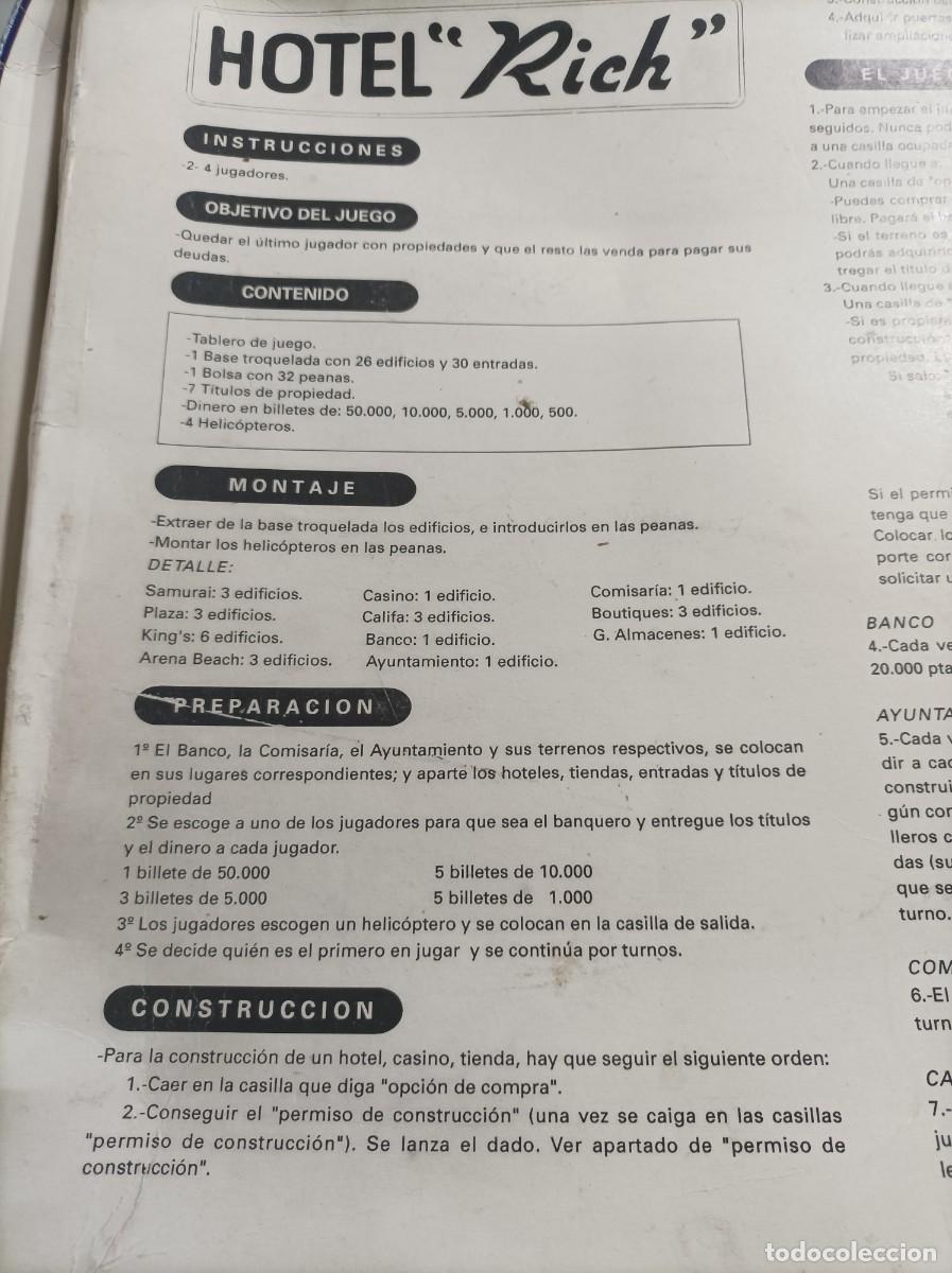 Juegos de mesa: Juego de Mesa HOTEL RICH - Foto 10