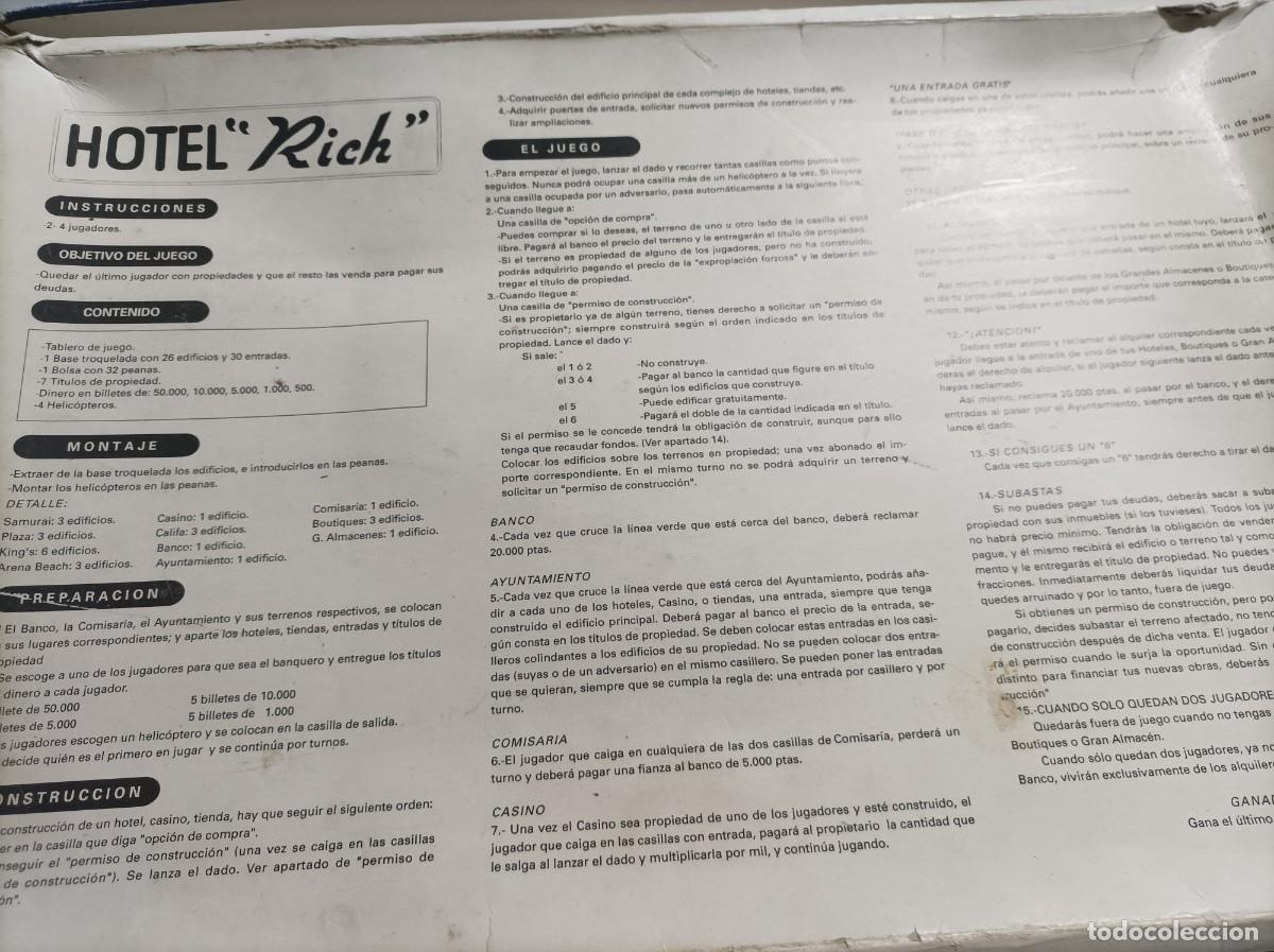 Juegos de mesa: Juego de Mesa HOTEL RICH - Foto 11