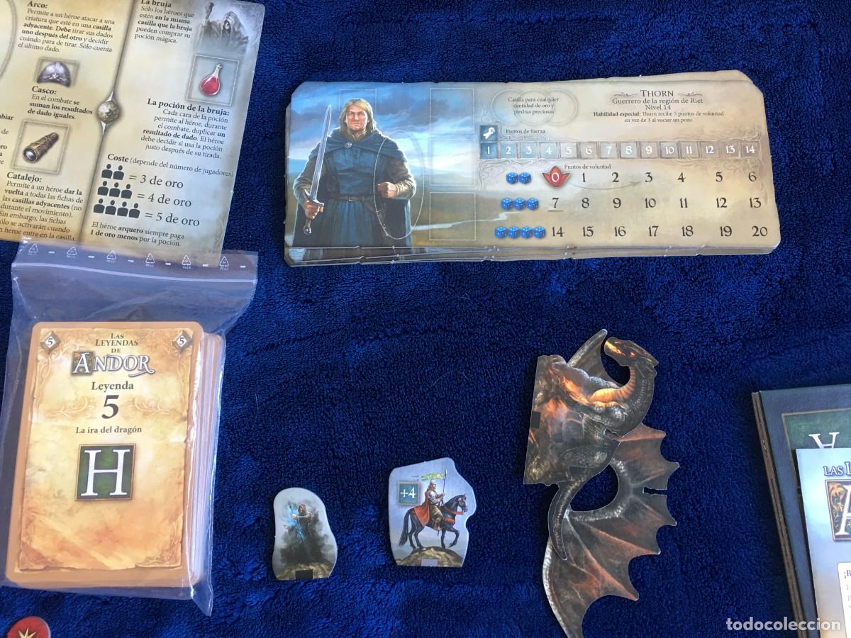 Juegos de mesa: JUEGO DE MESA LAS LEYENDAS DE ANDOR DE DEVIR - INCOMPLETO - Foto 4