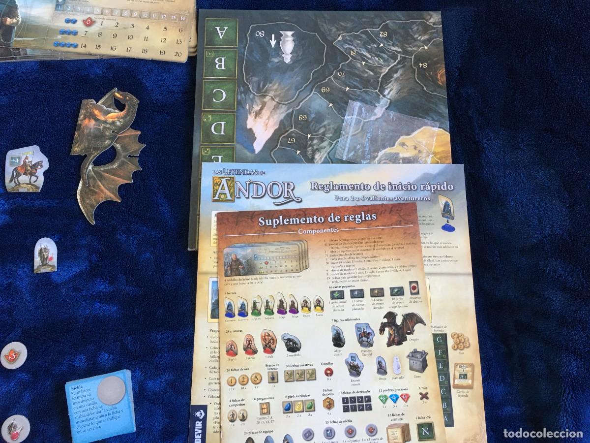 Juegos de mesa: JUEGO DE MESA LAS LEYENDAS DE ANDOR DE DEVIR - INCOMPLETO - Foto 7