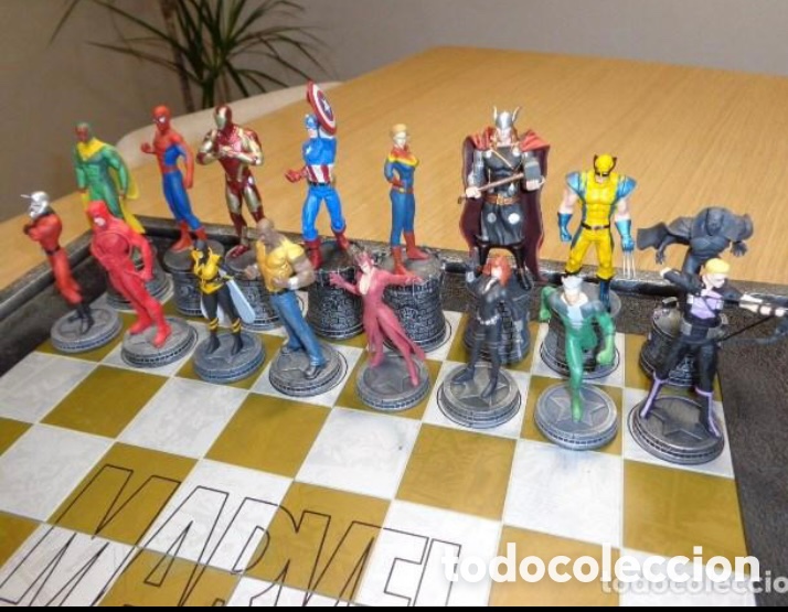 Juegos de mesa: Ajedrez de Marvel completo y original - Foto 4