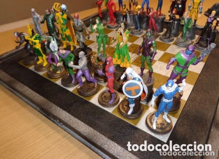 Juegos de mesa: Ajedrez de Marvel completo y original - Foto 5