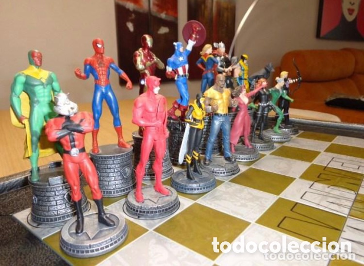 Juegos de mesa: Ajedrez de Marvel completo y original - Foto 8