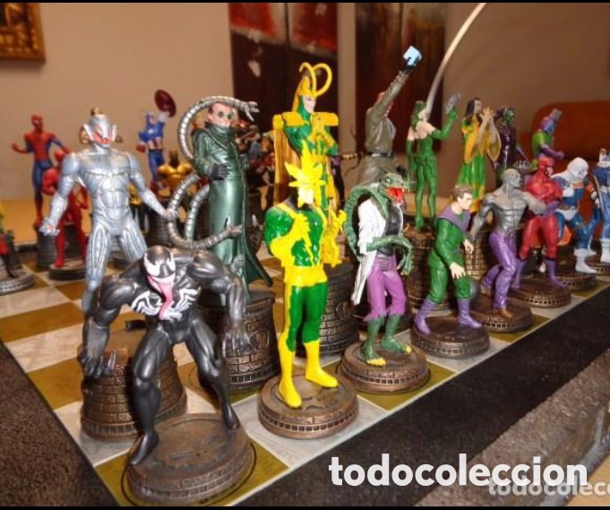 Juegos de mesa: Ajedrez de Marvel completo y original - Foto 9