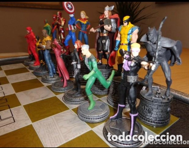 Juegos de mesa: Ajedrez de Marvel completo y original - Foto 11