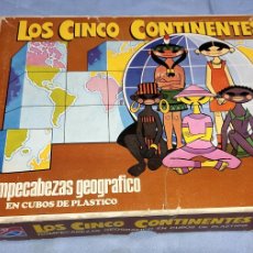 Juegos de mesa: ROMPECABEZAS CUBOS LOS CINCO CONTIENTES DE DALMAU CARLES COMPLETO. Lote 386859979